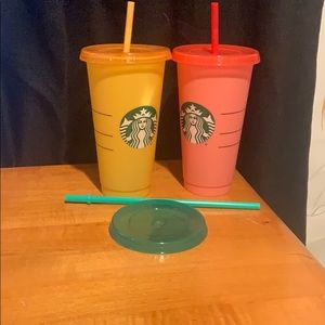 Starbucks reusable cups